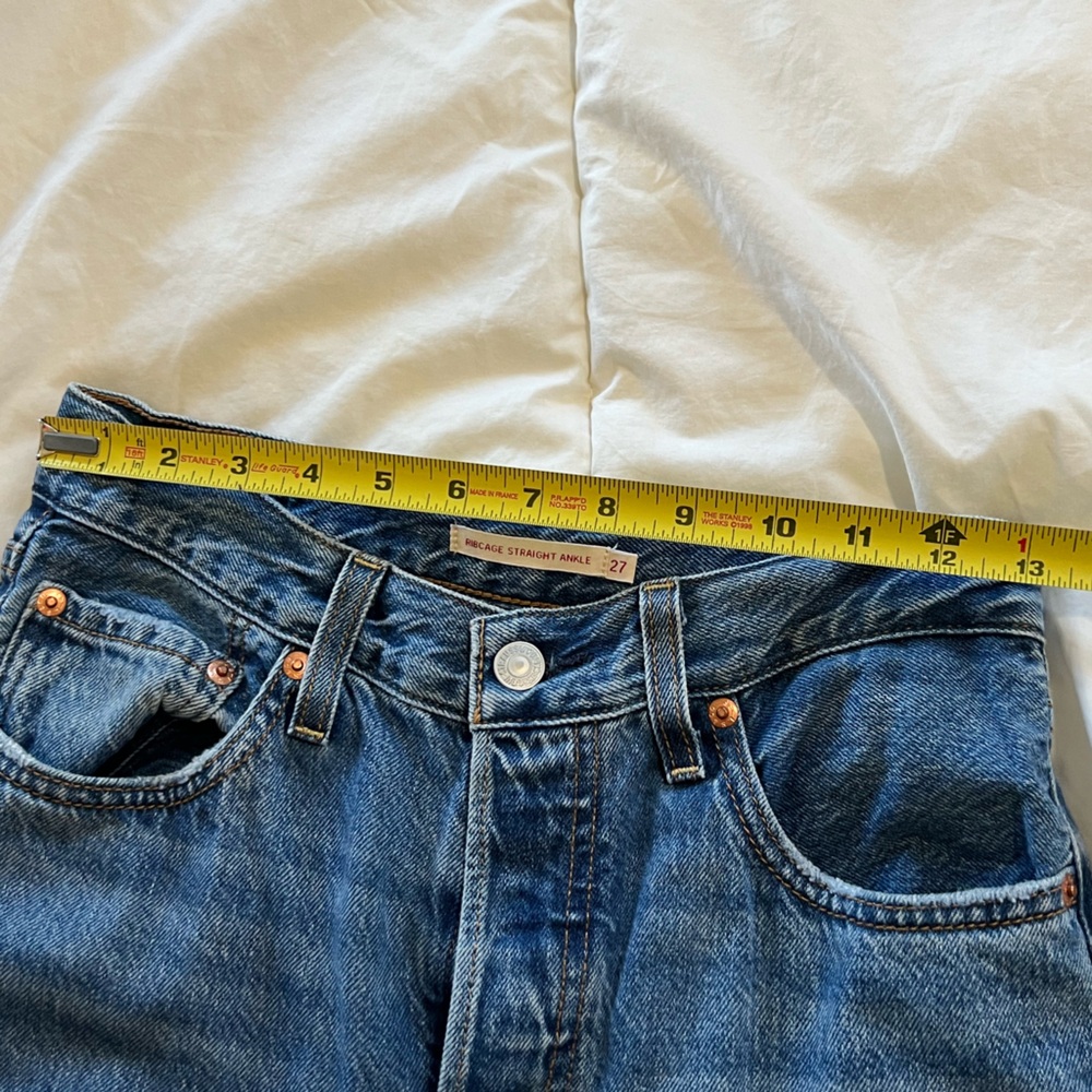 Levi's Ribcage Straight Ankle Women’s Jeans 27 x 27 - Picture 11 of 14
